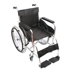 진산메디칼 수동식 휠체어 JS-2001 가볍고 튼튼한 환자 이동용 보행보조, 1대