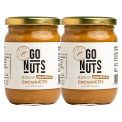 Go Nuts 고넛츠 엑스트라 크런치 피넛 버터 스프레드 잼 270g 2팩, 2개