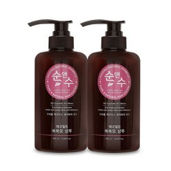 아토넬 쑥쑥모 천연샴푸 500ml Ⅹ2개 순앤수 약산성 지성 모근강화 두피개선 지루성, 단품없음