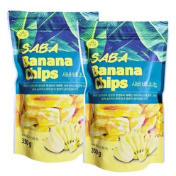 사바 바나나칩, 2개, 350g