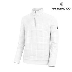 김영주 남성 프레임 집업 티셔츠 / 남자 엠보 긴팔티
