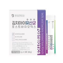 정가진면역연구소 김치아이유산균 포스트바이오틱스, 2g, 1개