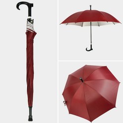 긴지팡이 지팡이 우산 미끄럼 방지 노인 지팡이 우산 다목적 2인승 등산우산
