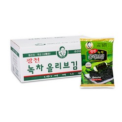 [광천어머니김 본사 발송] 녹차올리브 전장김 25g x 20봉, 1개, 25