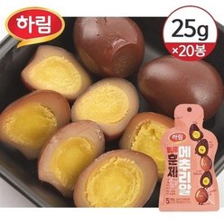 하림 참나무 훈제 메추리알 25g(5g_5알) 20개 [실온보관], 25g, 40개