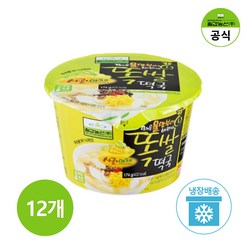 칠갑농산 똑쌀떡국 컵 174g x 12개