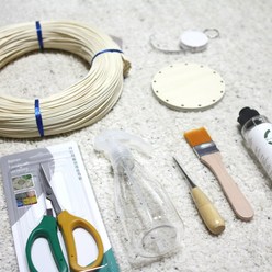 라탄공예키트 라탄 키트 바구니 공예 DIY 가방 만들기, 혼합색상, 1개