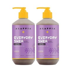 Alaffia Everyday Shea Body Wash Lavender 알라피아 에브리데이 시어 바디워시 라벤더 476ml 2팩