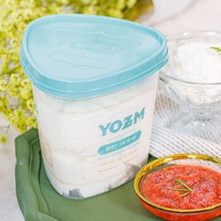 yozm 꾸덕한 대용량 다이어트 단백질 무가당 플레인 그릭요거트 450g, 1개