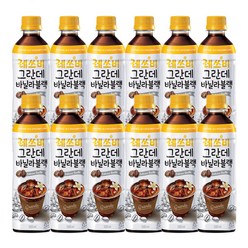 레쓰비 그란데 바닐라 블랙, 12개, 500ml