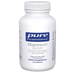 퓨어 인캡슐레이션 Magnesium (Glycinate) 마그네슘(글리시네이트) 90정, 2팩, 90캡슐