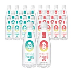 1am 원에이엠 스파클링 페트 혼합, 350ml x 24개(애플12+라임12)