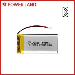 [리튬폴리머] DTP 103060 3.7V 1900mAh/배터리/충전지, 1개, 1개