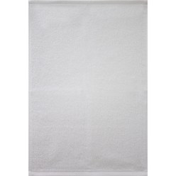 [송월] 솔리드 직사각 핸드타올, 5장, 흰색