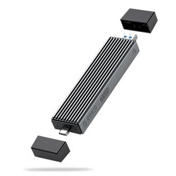 오리코 SATA NVMe 2 in1 범용 M.2 SSD USB3.2 Gen2 알루미늄 케이스, USB+Type-C, M2PJK-C3