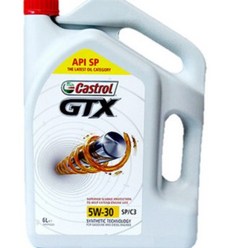 castrol 캐스트롤 GTX 5W30 C3 SN 엔진오일 가솔린 디젤 LPG 겸용, 1개, 캐스트롤GTX 5W-30(6L)