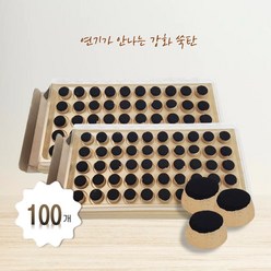 강화 쑥뜸 무연뜸 좌훈용쑥 100개 (50개 2통) 무연쑥뜸 왕뜸 왕 쑥봉 쑥탄 간편 온열