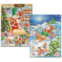 독일 초콜릿 크리스마스 선물 추천 빈델 산타 어드벤트 캘린더 Windel choco Advent calendar 75g, 1개 랜덤발송