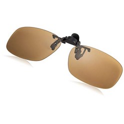 일본제 설글라스 SWANS (스완즈) 편광 선글라스 SCP 안경에 착용 클립온 튕김 타입 고정 타입 편광 렌즈, 편광 브라운