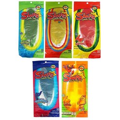 [미국직배송]슬랩스 접어먹는 사탕 5가지맛 10개입 Slaps Mexican Lollipop Candy, 망고(Mango) 10팩, 10팩