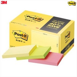 [3M] 포스트잇 대용량팩 657-15 (102 x 76 mm) 1500매