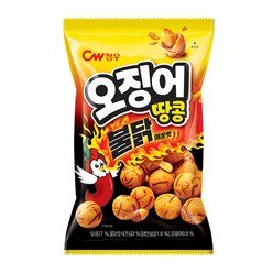 청우 오징어땅콩 불닭맛 90g, 16개