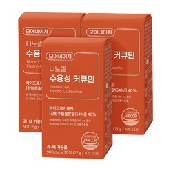 모어네이처 나노셀 수용성 커큐민, 30정, 3개