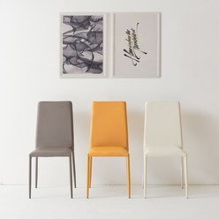 [방문설치]보니애가구 멘토 1인 식탁 의자 디자인 체어 인테리어, 머드그레이