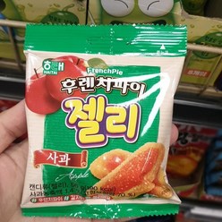 해태 후렌치파이 젤리 사과맛 56g, 1개