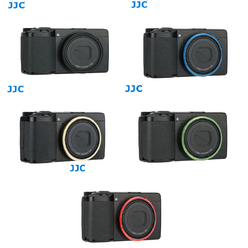 JJC RN-GR3 리코 GR3 카메라 렌즈 링, 블루, 1개