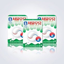 서울우유 멸균 흰우유, 200ml, 48팩