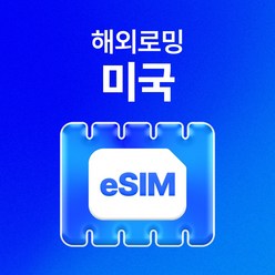 미국 eSIM 데이터 무제한 LA 뉴욕 샌프란시스코 유심 아이폰e심 유심사eSIM, 매일 2GB 이후 저속 무제한, 12일, 이메일로 바우처 발송(배송 요청사항에 이메일 입력)