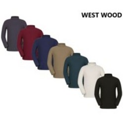 웨스트우드 WESTWOOD 가벼우면서 보온이 우수한 기모소재의 남성 겨울 터틀넥 티셔츠 WM4MTTR415