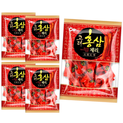 청우식품 고려 홍삼 제리 2, 5개, 350g
