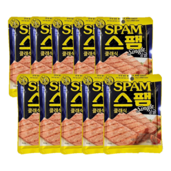 CJ 스팸 클래식 싱글 햄통조림, 80g, 10개