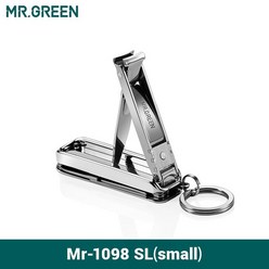Mr.green 다기능 손톱 깎기 스테인레스 스틸 6 가지 기능 네일 파일 병따개 작은 칼 가위 네일 커터 도구, 01 Mr-1098SL