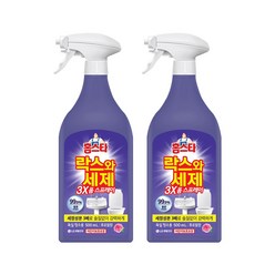 홈스타 락스와세제 3X 폼 스프레이 후로랄향 500ML*2개, 500ml, 2개