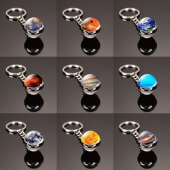 달 지구 행성 태양계 드래곤아이 키링 열쇠고리 키홀더 장식고리 선물용 교육용 기념품, 01. 수성(Mercury)