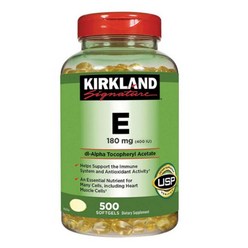 Kirkland Signature 커클랜드 시그니처 비타민 E 180mg 500 정, 1개, 500정