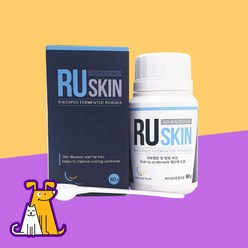 RU스킨 강아지 피부 영양제 60g, 비타민, 1개, 피부질환개선