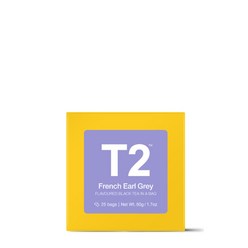 T2 프렌치 얼그레이 티백 박스 25개입(홍차), 2g, 1개, 25개입