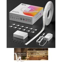 Lytmi Smart LED Light Strip Starter Kit/리트미 스마트 LED 조명 스트립 스타터 킷/16.5ft/화면 음악 동기화, 1개