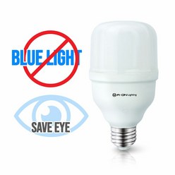 [인기조명] 눈보호 블루라이트차단 책상등 공부방 LED전구 핫아이템, 전구색