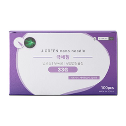 [정림의료기산업] 정림 극세침(나노니들) 33G 4mm 100개입, 1개