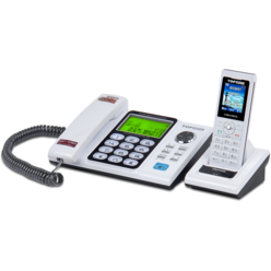 유무선전화기 한창 탑폰 전화기 2.4GHz 디지털전화기 HM-760, 한창전화기 HM-760