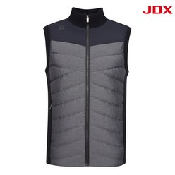 제이디엑스 JDX 남성 방풍 우븐다운배색 풀집업 VEST(X1SWSVM21MG)