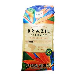 T스탠다드 브라질 커피원두 브라질 세라도1100g, 1100g