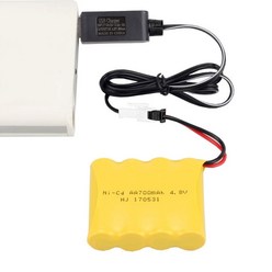 건전지충전기 충전기 케이블 배터리 USB Ni-Cd Ni-MH 팩 SM-2P 플러그 어댑터 4.8V 250mA 출력 장난감 자동, 한개옵션0