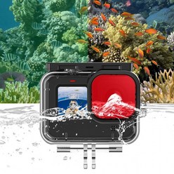 Gopro Hero9 액션캠 색상 하우징 보정 장비 레드필터, 상세페이지 참조, 1개