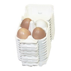 파티로 4구 흰색 종이 달걀케이스(10개) 계란판 달걀판 달걀상자, 달걀판 4구(10개), 1개